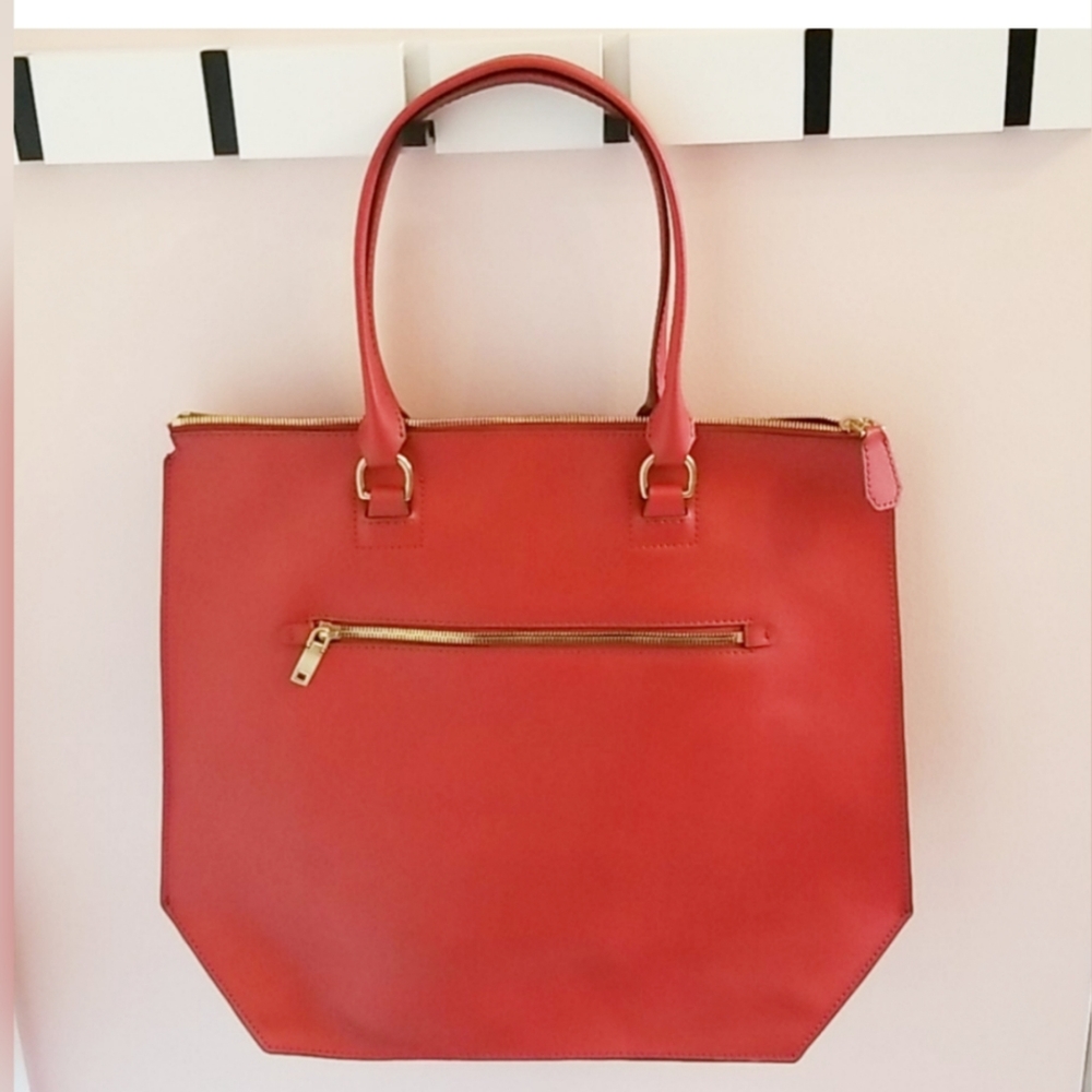 NWT J.CREW red totebag